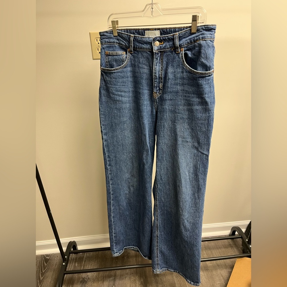 H&M Blue Flare & Wide Leg Jeans